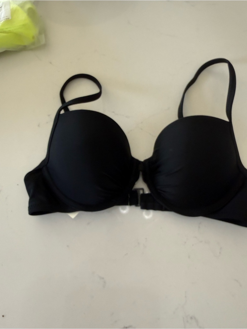 aerie Black Padded Bikini Top